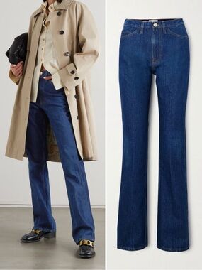 FRAME Le Italien High Rise Flare Jeans Vintage Blue Women’s Size 25